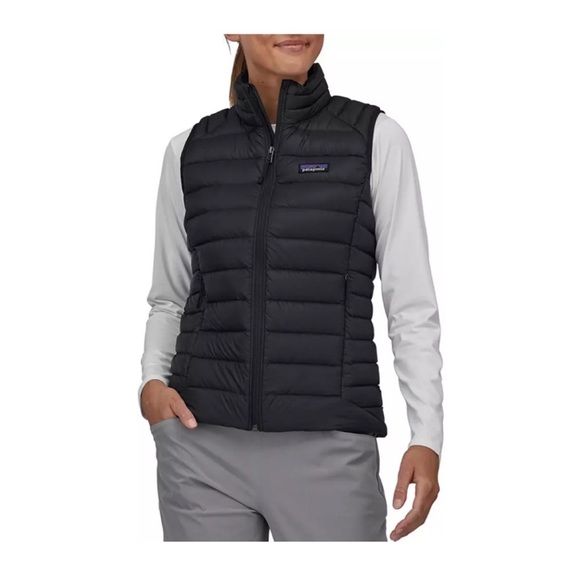 Patagonia Women's XS Down Sweater Vest Puffer Puff Black NWT 800 Fill Insulated - Picture 8 of 9